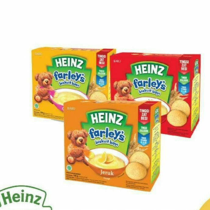 Heinz Farley's Biskuit Bayi 120gr / Heinz Farley Biskuit / Biskuit Bayi / Babylexx