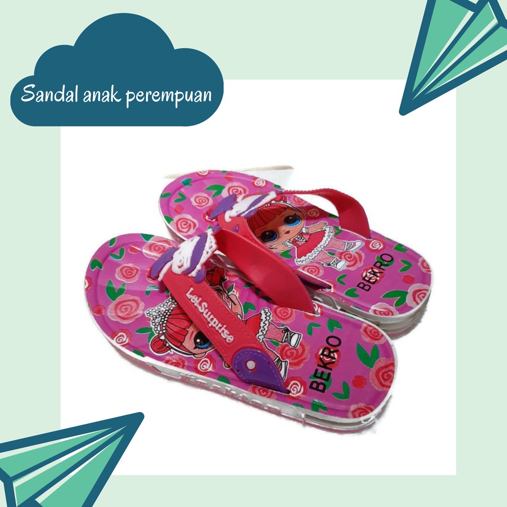 Sandal Anak Perempuan Lampu Mati Layak Pakai Rondom