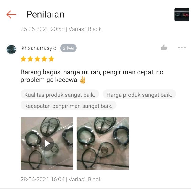 Gelang Pria Wanita Tali Paracord 4mm Prusik Warna Hitam Full Colour Best Seller Murah Meriah Premium