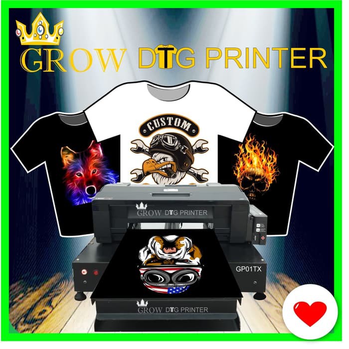 Printer DTG AUTOMATIC PRESISI,GROW DTG PRINTER