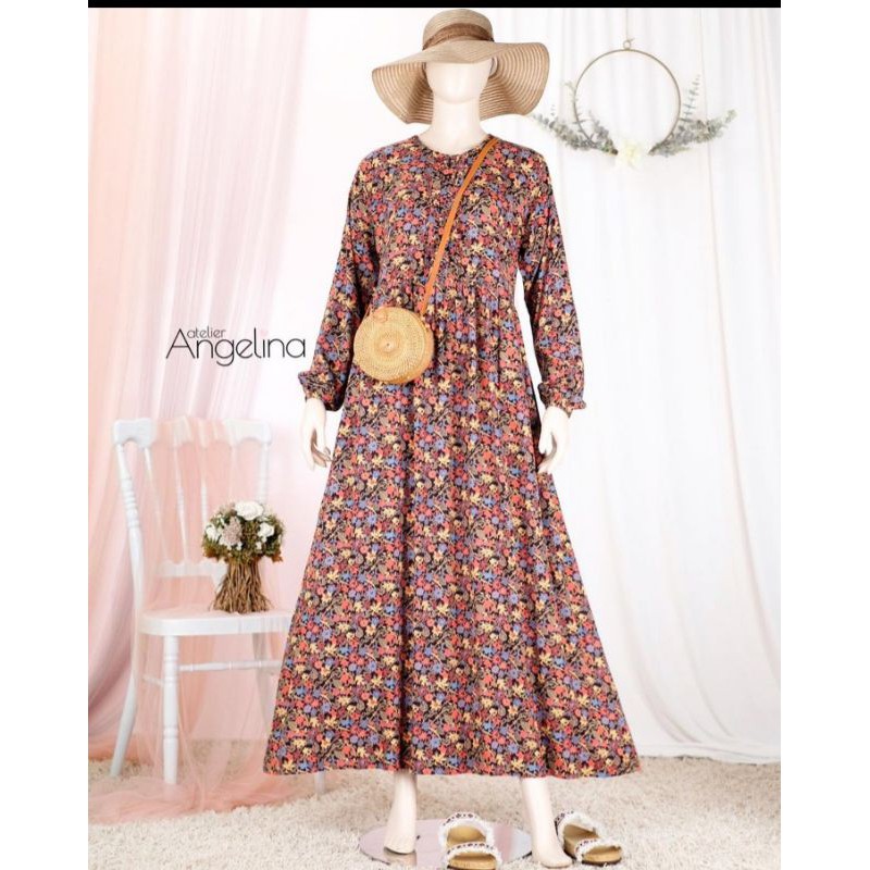 Sarah Dress , Audrey Dress Pansy by Atelier Angelina