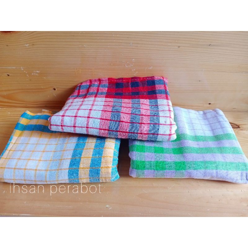 Serbet Lebar Lap Piring Kain Lap Meja Kotak Kotak Shopee Indonesia