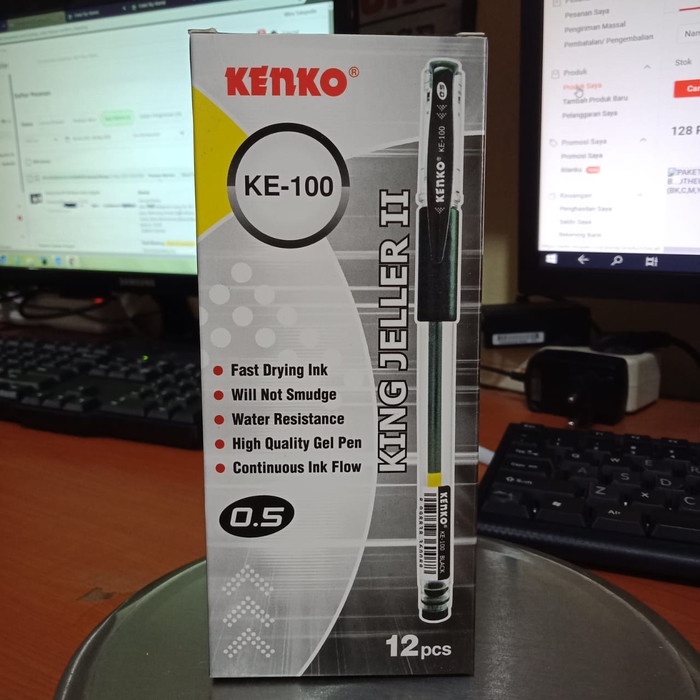 

Murah Pulpen Kenko Ke-100 Hitam 0,5 Original Berkualitas