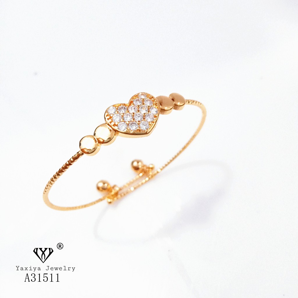 

Gelang Tangan lapis emas perhiasan imitasi Jaxiya Jewelry 613