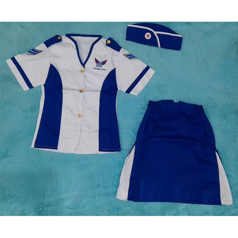 Baju Pramugari Junior - Biru