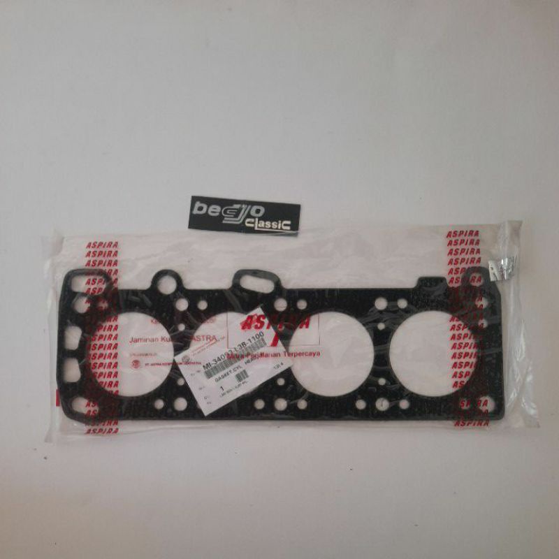 paking perpak gasket cylinder silinder head kop deksel MITSUBISHI L300 L 300 DELUXE BENSIN 4 G 32 1,