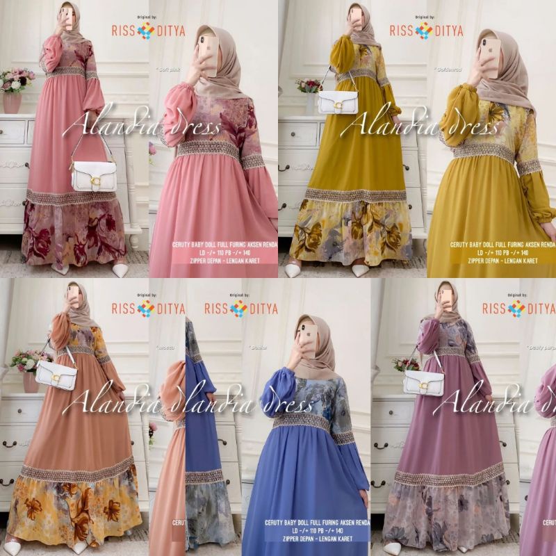 SL Alandia Dress ori LABEL JASMINE