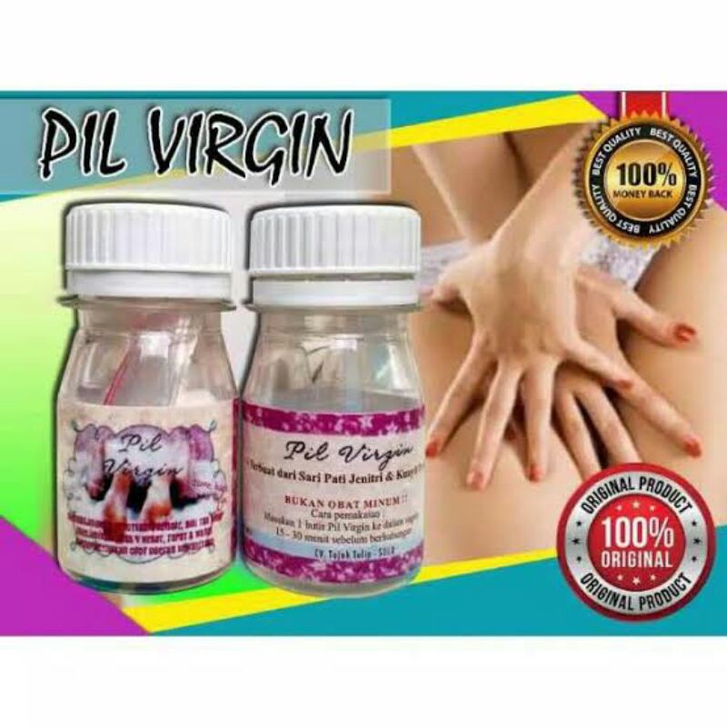 (STIKER PINK) PIL VIRGIN / PERAPAT VAGINA / RASA PERAWAN