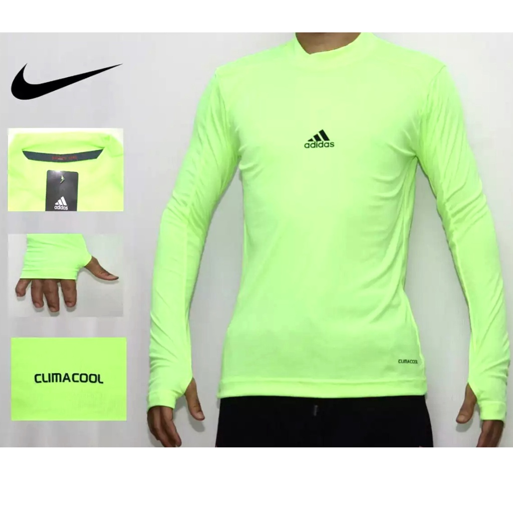 MANSET BASELAYER THUMBHOLE / Kaos Manset Base Layer Pria Bahan Stretch Slimfit