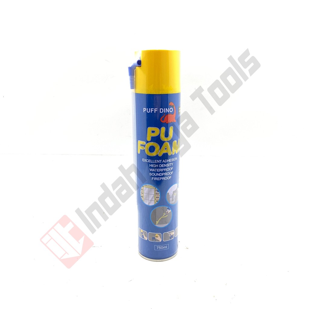 PUFF DINO PU Foam Spray 750 mL Polyurethane Semprot Cair Jadi Padat Sealant