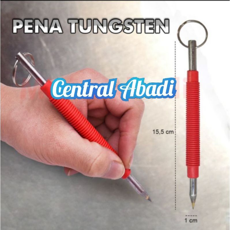 Pena Ukir Tungstem Metaal Tip