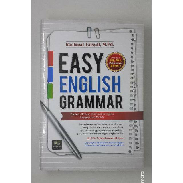 100% ORIGINAL  - BUKU BAHASA INGGRIS EASY ENGLISH GRAMMAR-1