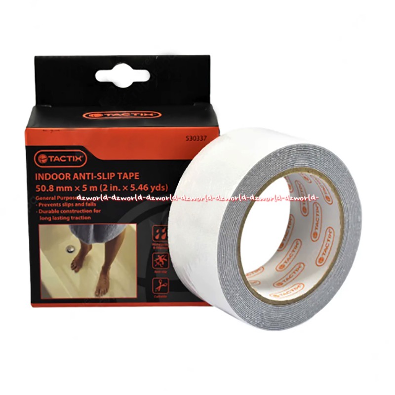 Tactix Outdoor Anti Slip Tape Isolasi Kesat Untuk Tangga Luar Ruangan Taktik Antislip Lakban Isolatip