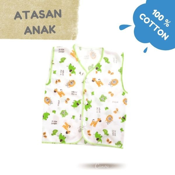 [ 3PCS ] Atasan Bayi Newborn Usia 0-3 bulan Tangan Kutung