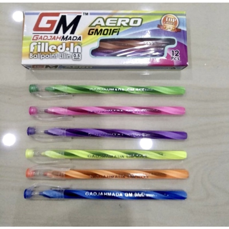 

Pulpen gajamada pul pen Alat tulis tinta GM (harga 1pcs)