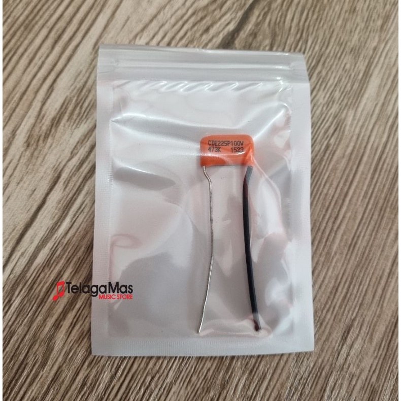kapasitor capacitor orange drop 473K 100V original