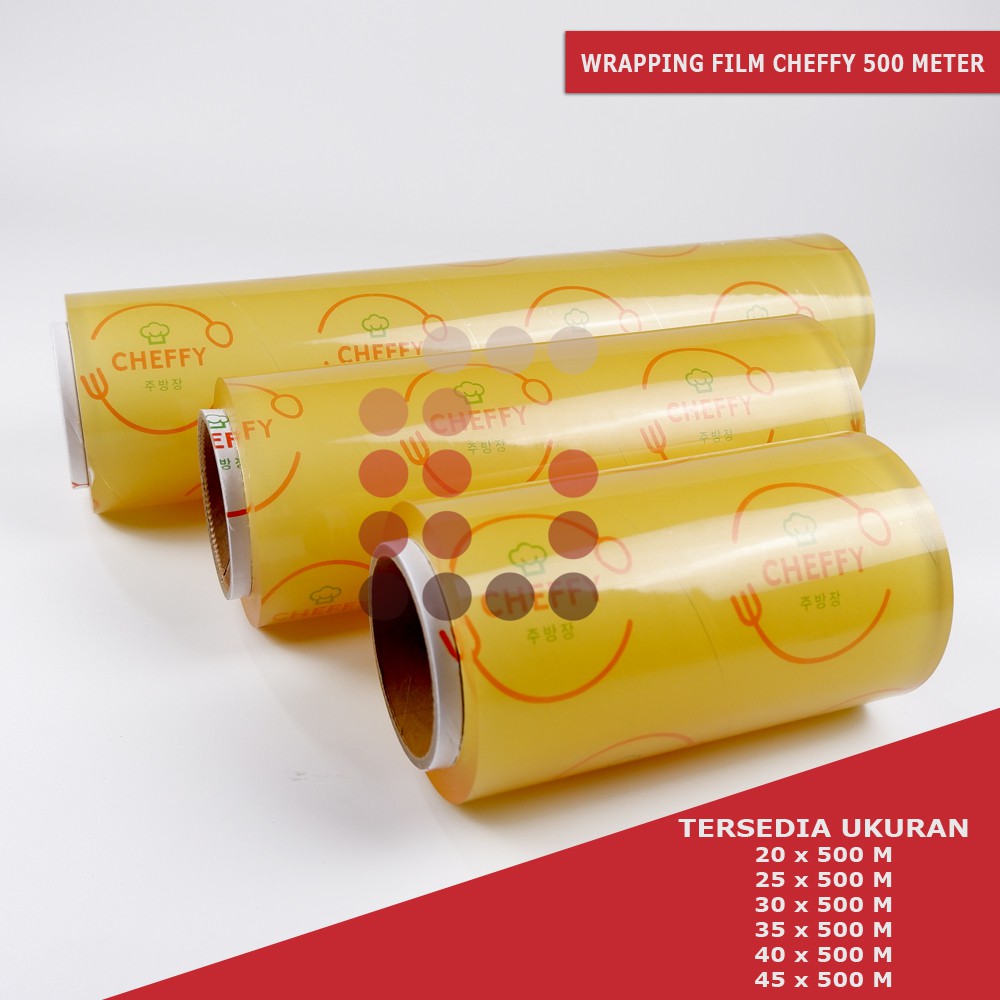 Jual plastik wrapping film cheffy 30 cm food grade | Shopee Indonesia