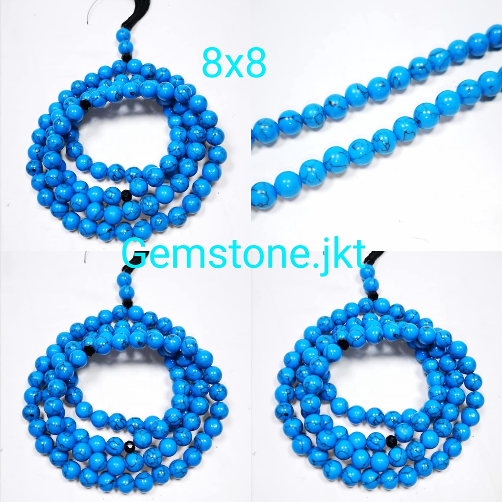 Natural Tasbih 99 Pirus Persia HIGH QUALITY