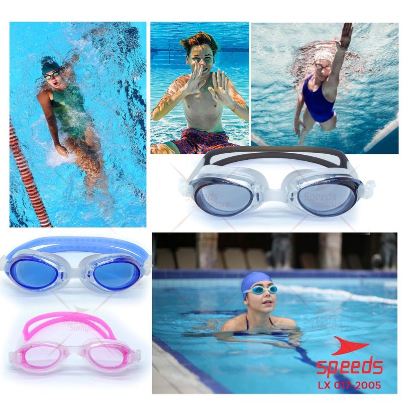 SPEEDS Kacamata Renang Dewasa Simple Ringan Swiming Googles