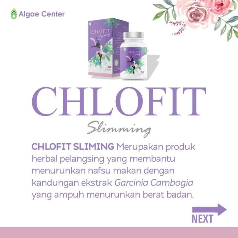 CHLOFIT PELANGSING CEPAT DAN AMAN HERBAL ALAMI SLIMMING CAPSUL