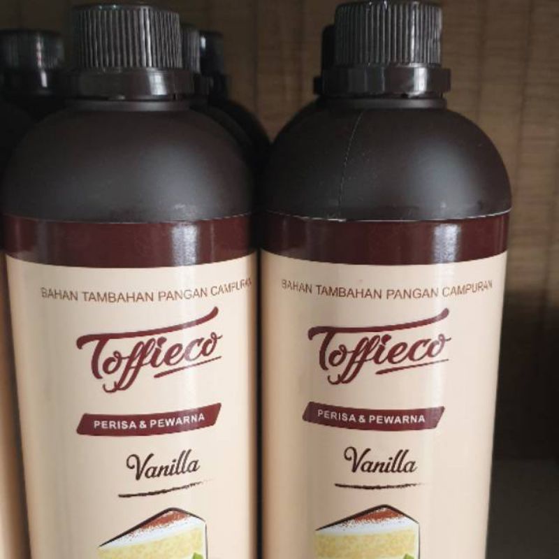

Toffieco Vanilla 1 Liter / Perisa Pewarna Kue