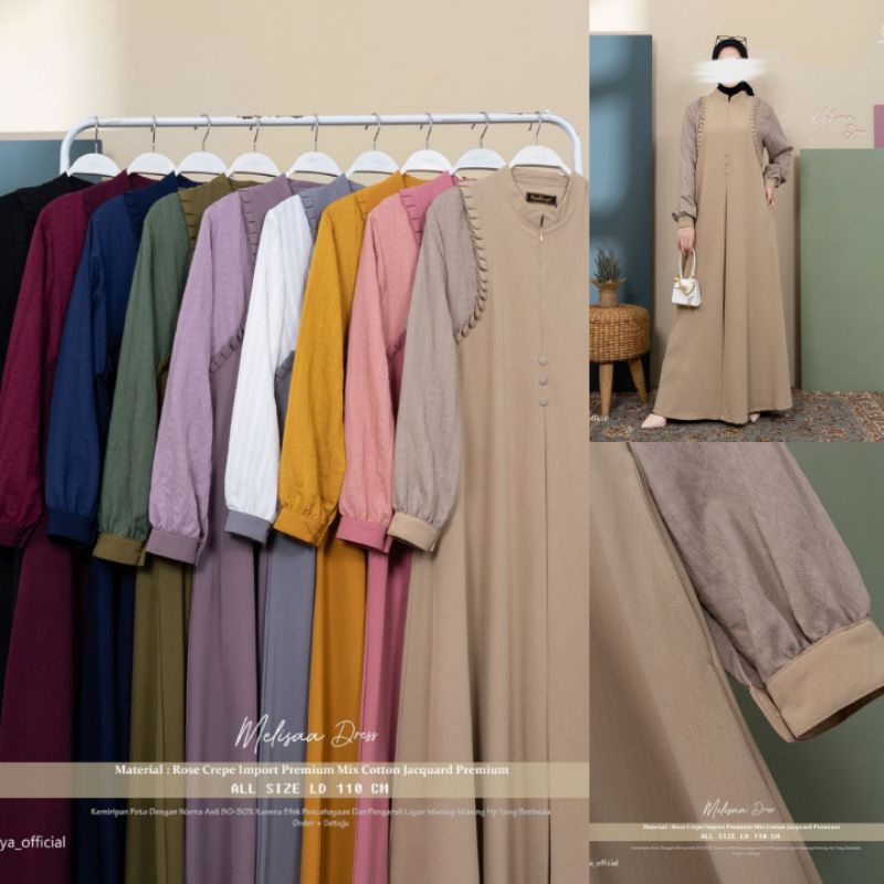 SALE LAST STOCK Gamis RADHIYA Melisaa Dress ORIGINAL