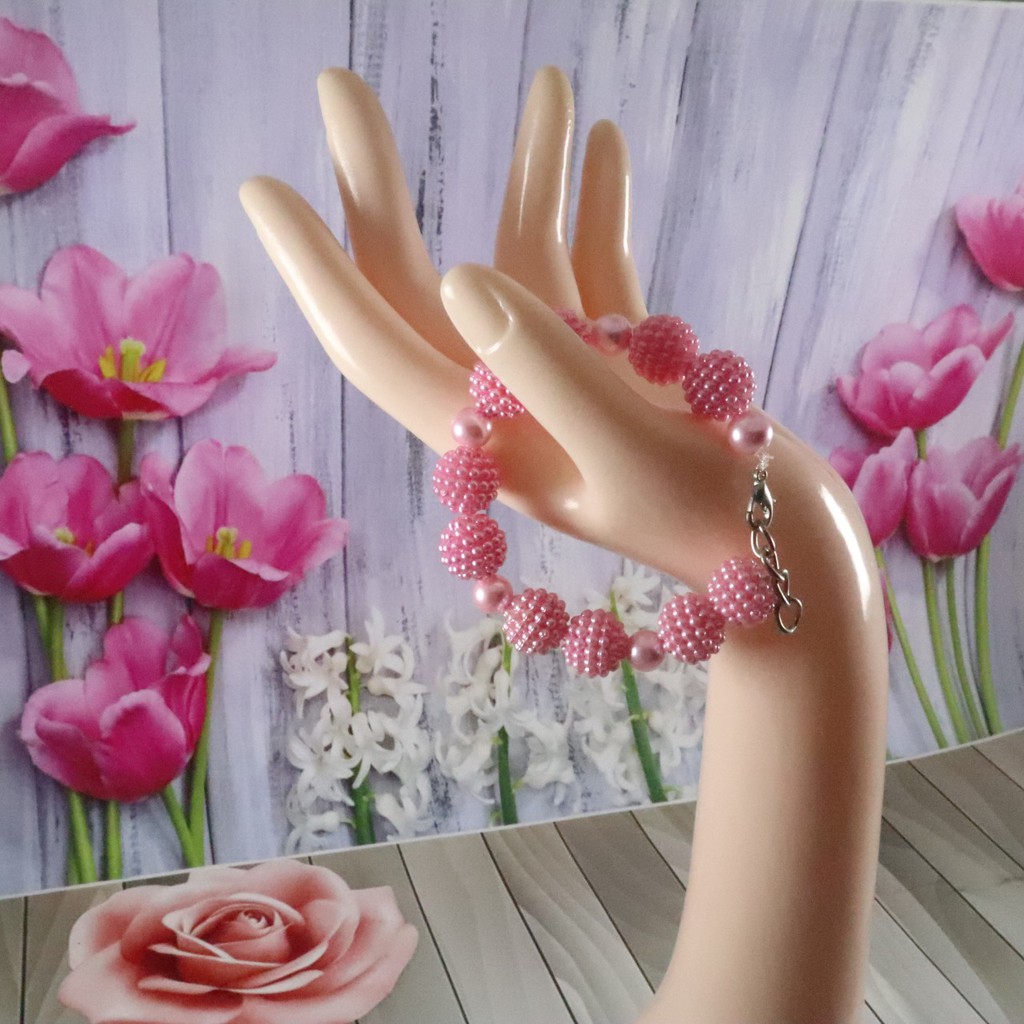 Gelang 'Manik Berry  Gelang Handmade Terbaru aksesories Wanita By Tokopelanginicer