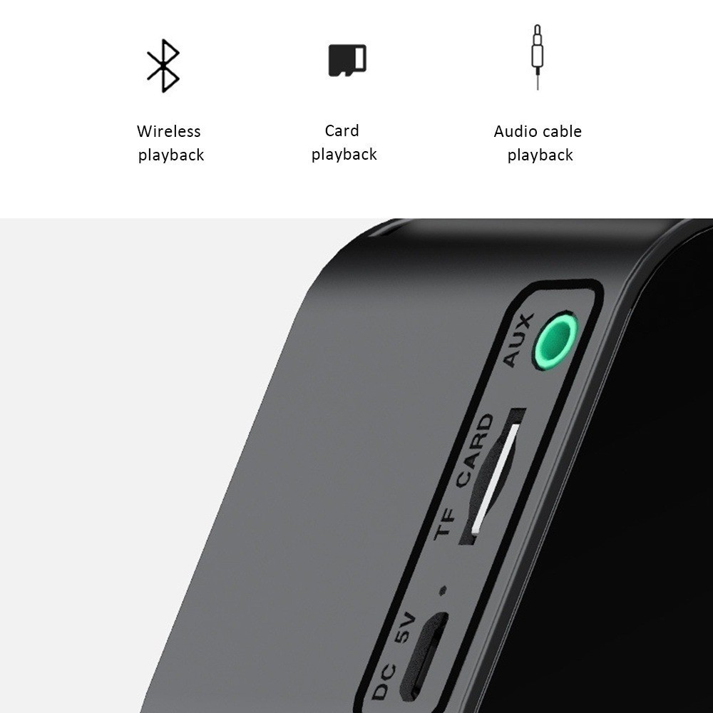 ⚡YZ Speaker Jam Bluetooth bts Portable Q-5 Dan Q-9 Wireless Speaker Bluetooth Jam Alarm LED Cermin Radio Nirkabel Mini Speker Stereo Bass Kartu