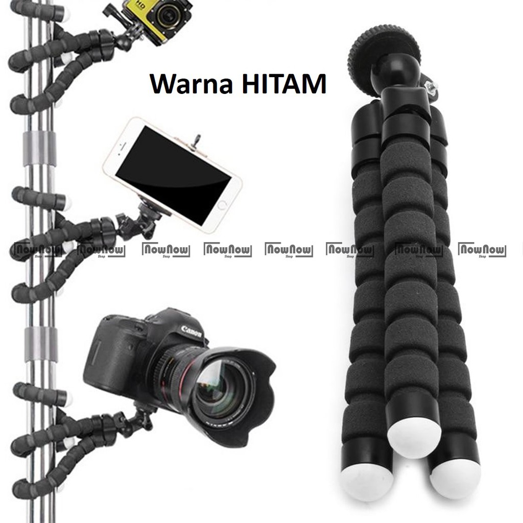 Tripod Mini Spider Flexible Portable Tripot Hp Handphone Camera Kamera
