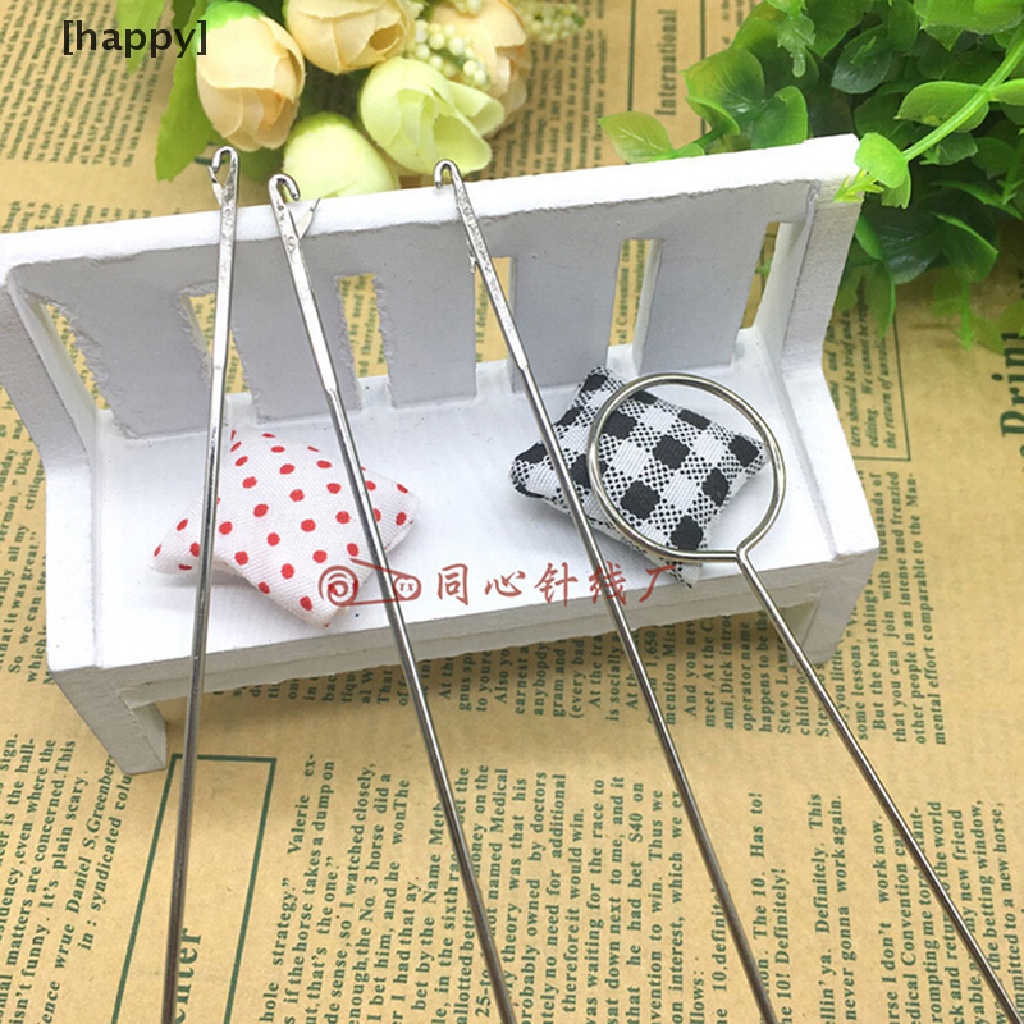 HA Metal Sewing Loop Turner Hook Latch For Turning Fabric Tubes Straps Belts Strips ID