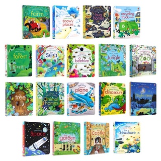 Usborne PEEP Inside Fairy Tales Dino Animal Zoo Night Time Space Farm Sea Jungle Cinderella Mermaid Beauty the Beast Animal Homes Castle Bug homes