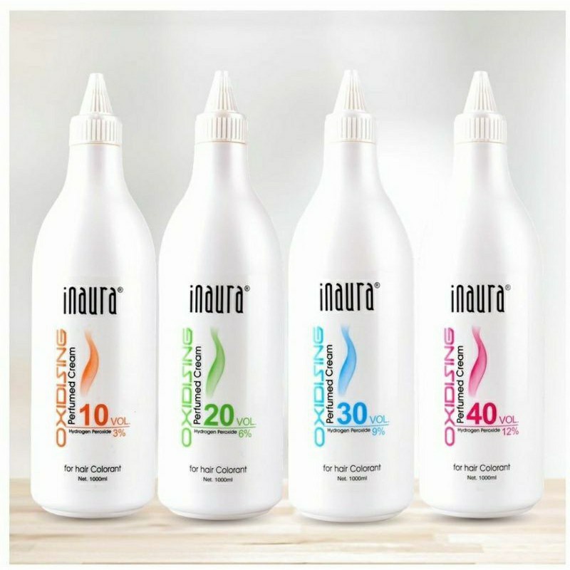 ★ BB ★ Inaura Oxidising 1000 ml - 200ml | Hair Colorant Perfumed Cream | 10 Vol 3% - 20 Vol 6% - 30 Vol 9% - 40 Vol 12%