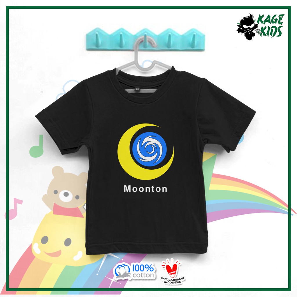 Kaos Distro Anak Moonton Cotton Combed 30s Kaos Distro Anak / Kaos Anak Game / Kaos Anak Lucu