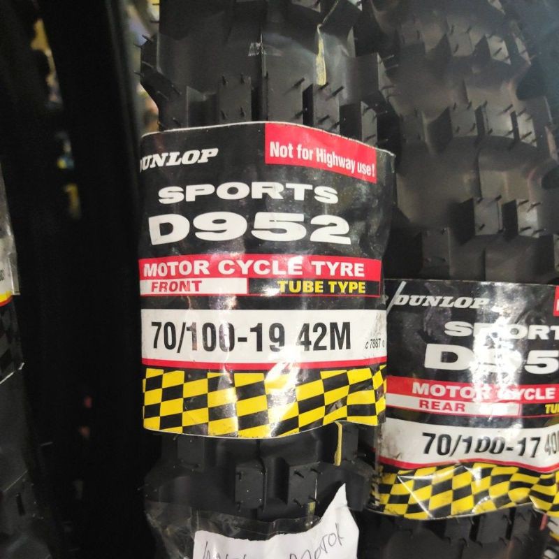 ban dunlop D952 ring 19 ukuran 70-100/19