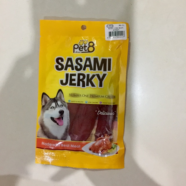 Pet8 Sasami Soft Chicken Jerky 50gr #JJ01 JJ02