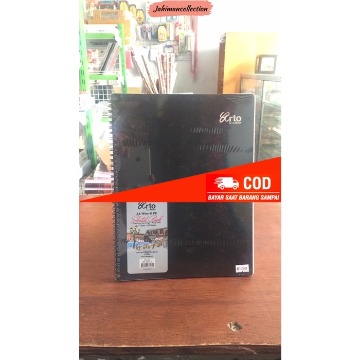 

✨ BISA COD ✨ Sketcbook arto wire-o PP A4