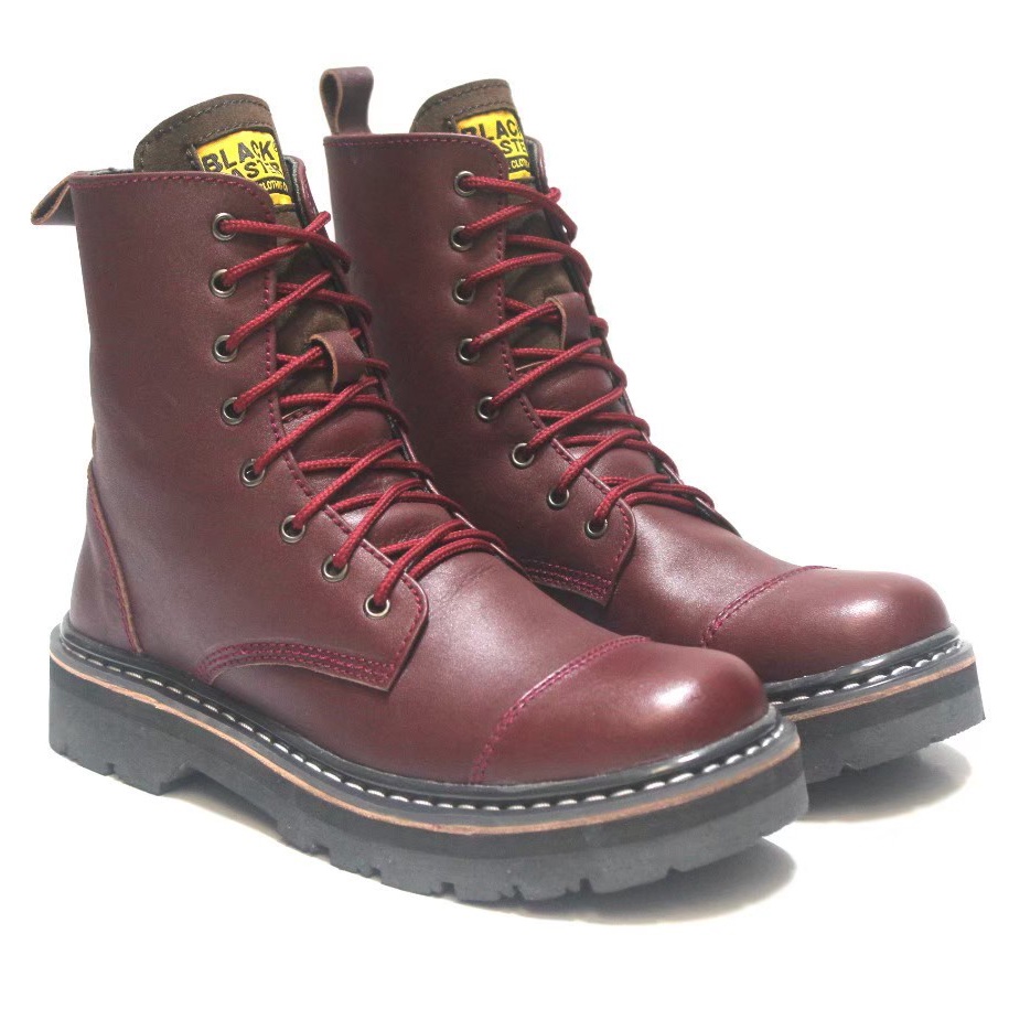 Sepatu Boots Pria Sepatu Kulit Sapi Pria Original Island Sepatu Rocker Bikers Boots Sepatu Pria Boot