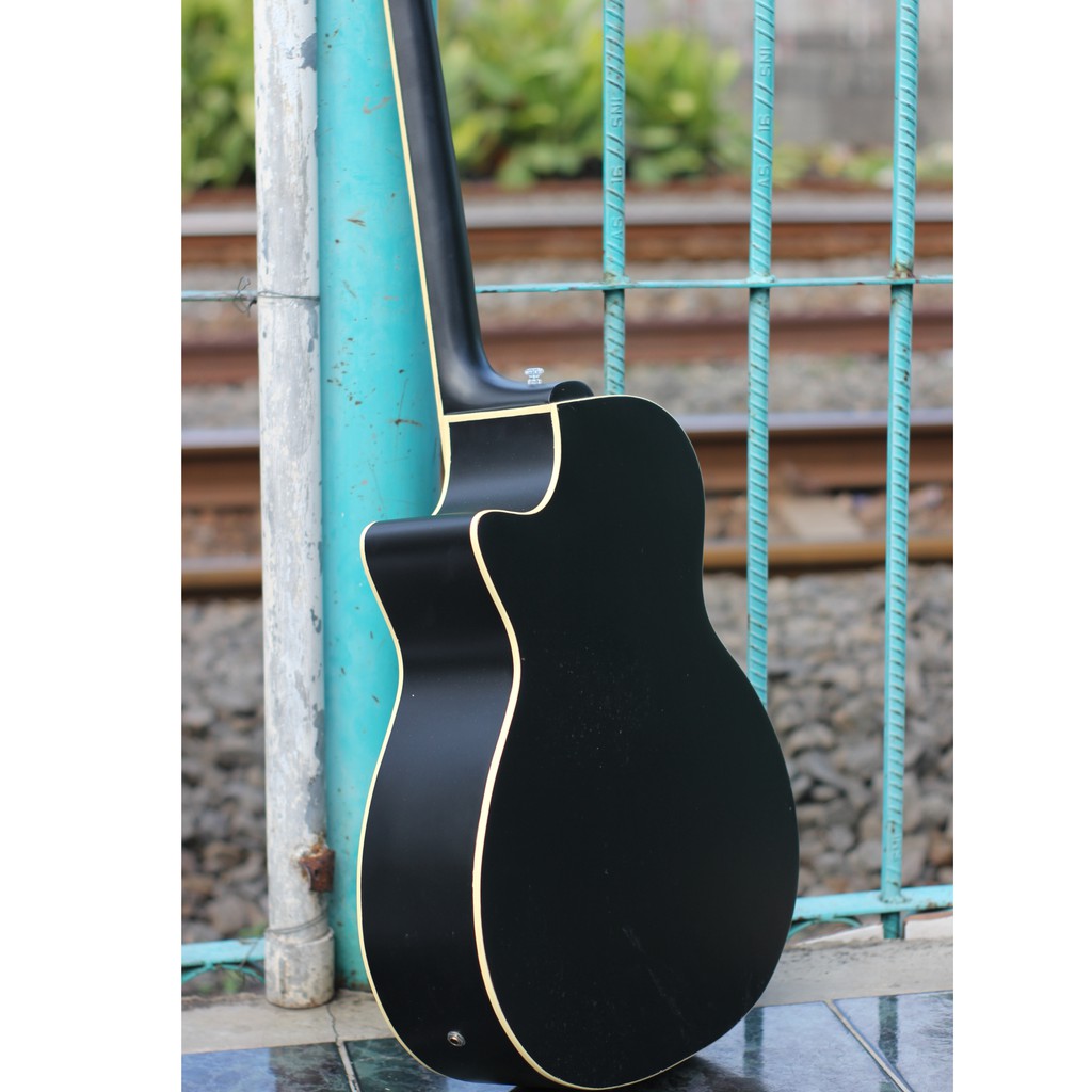 Gitar Akustik T5Black EQ7545R Free Softcase