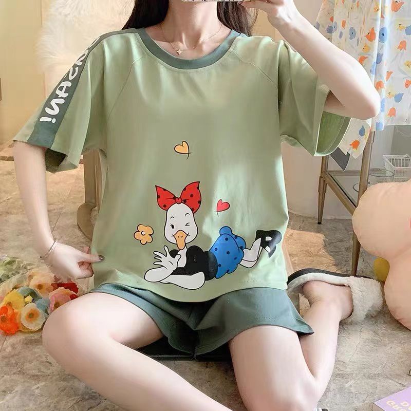 C09-C Baju Tidur Wanita Dewasa Celana Pendek Piyama Model Kemeja HP Import Korea