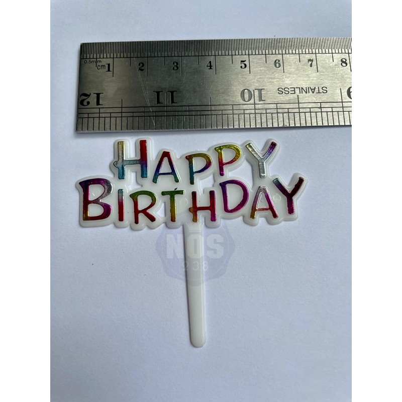 Cake Topper MINI Happy Birthday