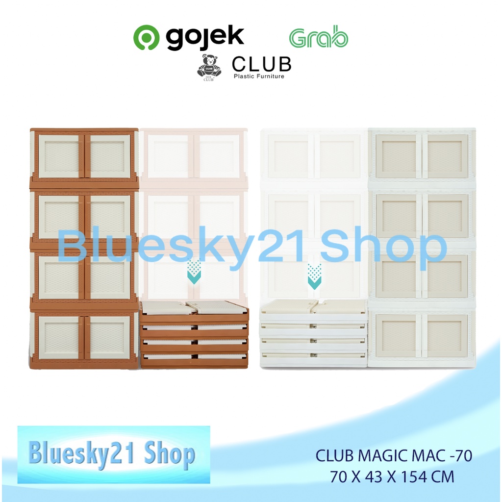 LEMARI PLASTIK CLUB MAGIC CABINET 70 / LEMARI PLASTIK CLUB MURAH / LEMARI PLASTIK MAGIC CABINET MAC 