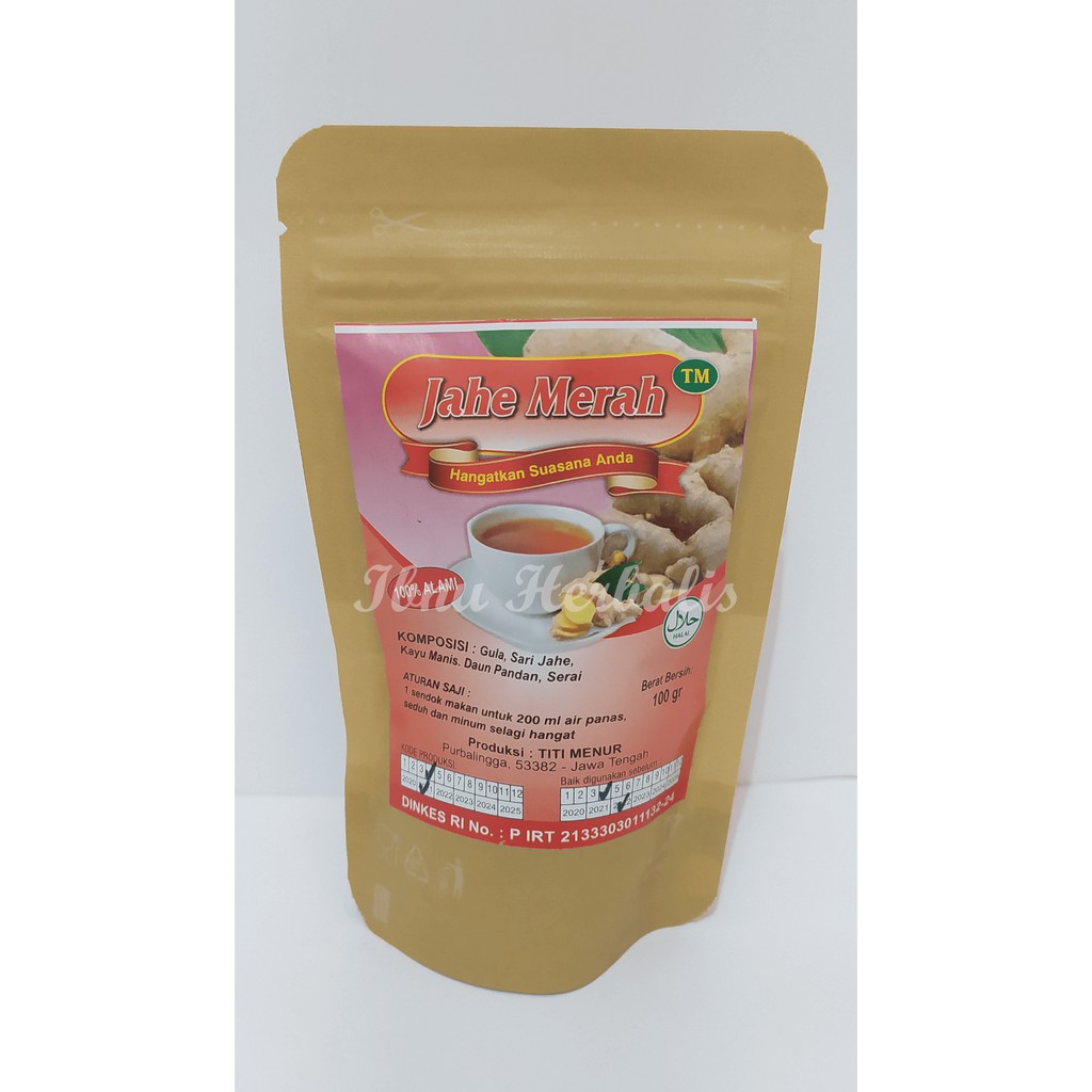 

Jahe Merah - Minuman Herbal Siap Seduh