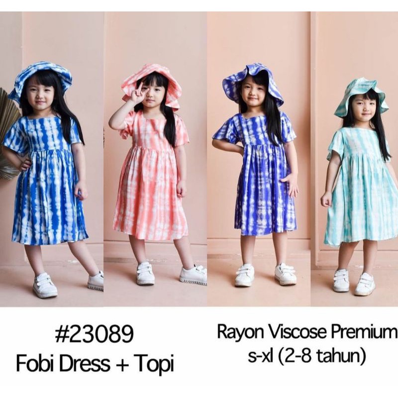 DRESS KATUN RAYON ANAK / DRESS KATUN RAYON VISCOSE ANAK / DRESS ANAK CEWE / DRESS ANAK PEREMPUAN