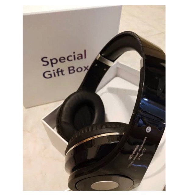 EARPHONE BLUETOOTH WIRELESS STN 10 - HEADSET BLUETOOTH ORIGINAL - EARPHONE SUPER BASS - EARPHONE ORI