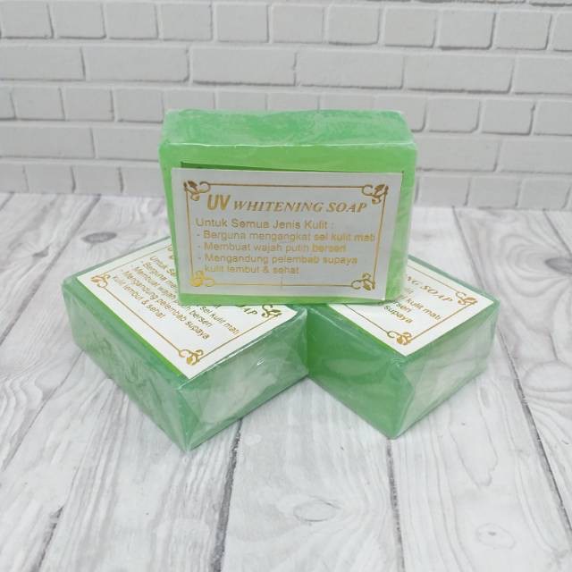 Sabun UV Whitening Soap Hijau Orange