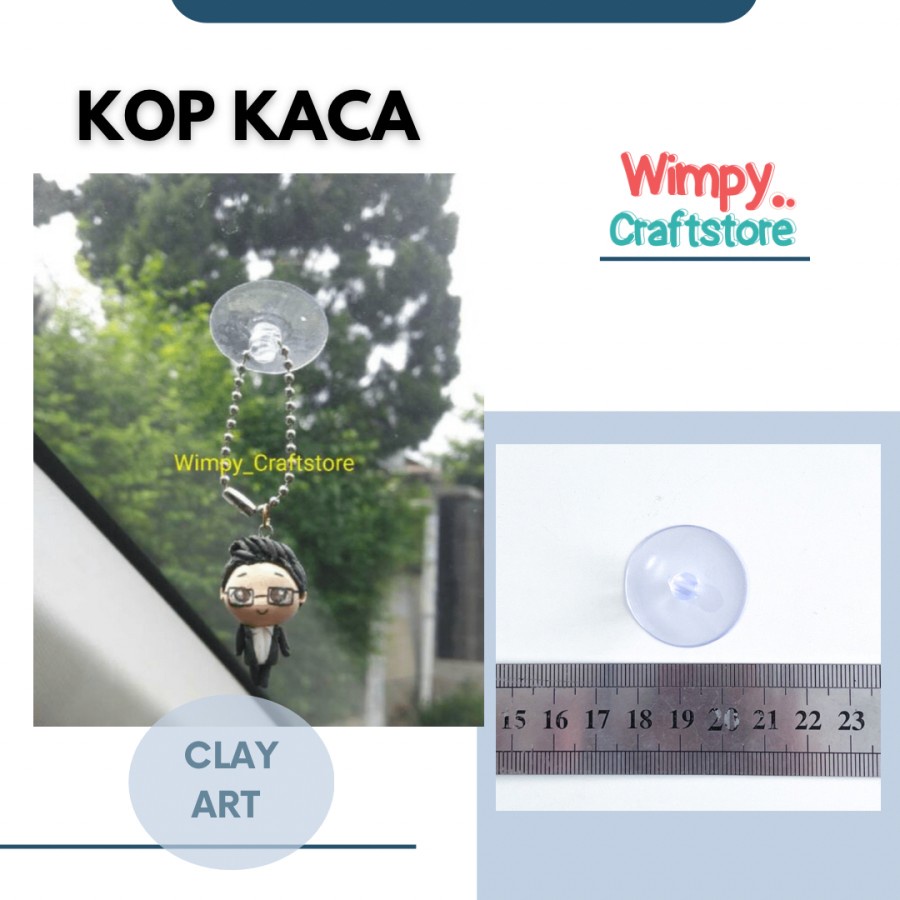 Kop kaca dott kaca tempelan kaca gantungan kaca gantungan kunci hiasan mobil