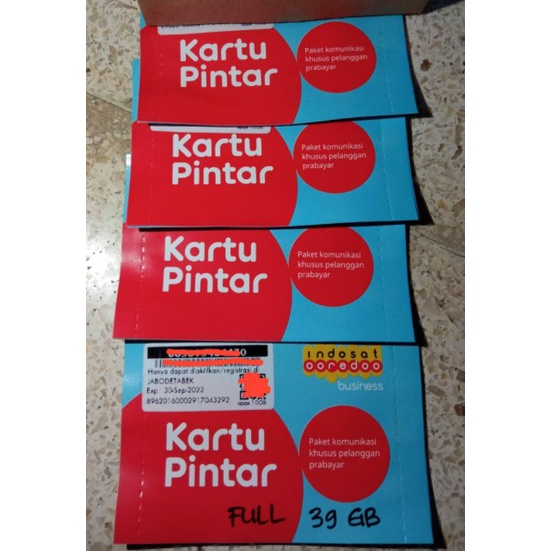 PROMO KARTU KUOTA INDOSAT OOREDOO 39GB 24Jam