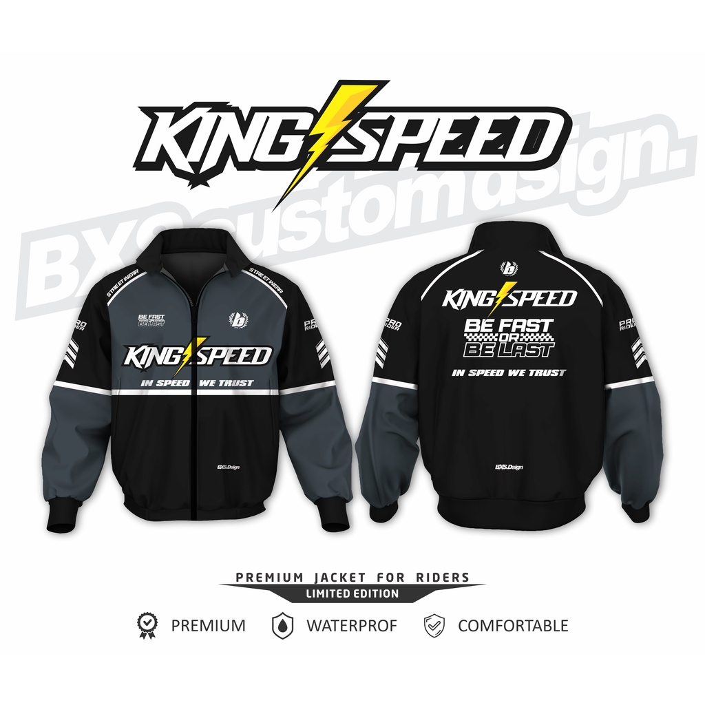 JACKET  MOTOR TOURING PREMIUM WATERPROOF JAKET RIDERS KING SPEED YAMAHA KAWASAKI SUZUKI HONDA RXKING