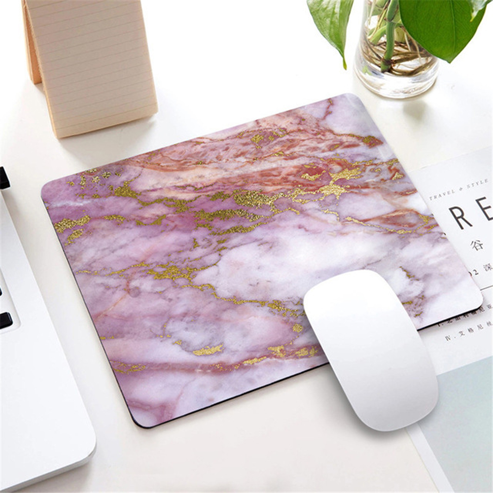 Lanfy Mouse Pad Motif Marmer Gaya Nordic Untuk Aksesoris Komputer