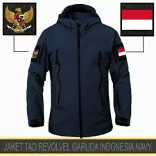Jaket TAD Army Tactical Anti Air Free Logo Indonesia Garuda Jaket Bravo-NAVY